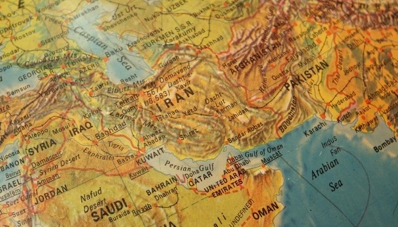 Middle East Map Iran