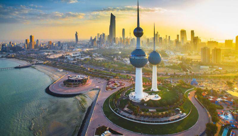 kuwait city sunrise