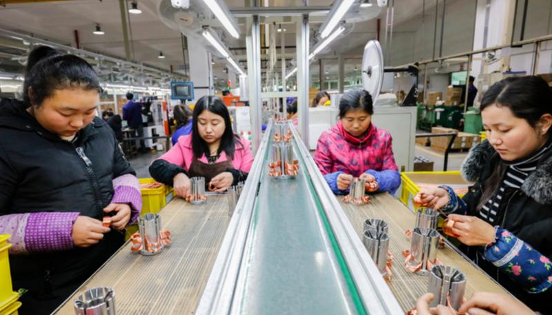 Chinese assembly line