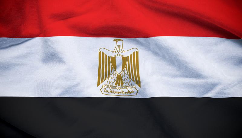 Egypt flag rippling8