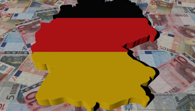 Germany map euros