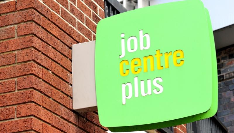 job centre sign